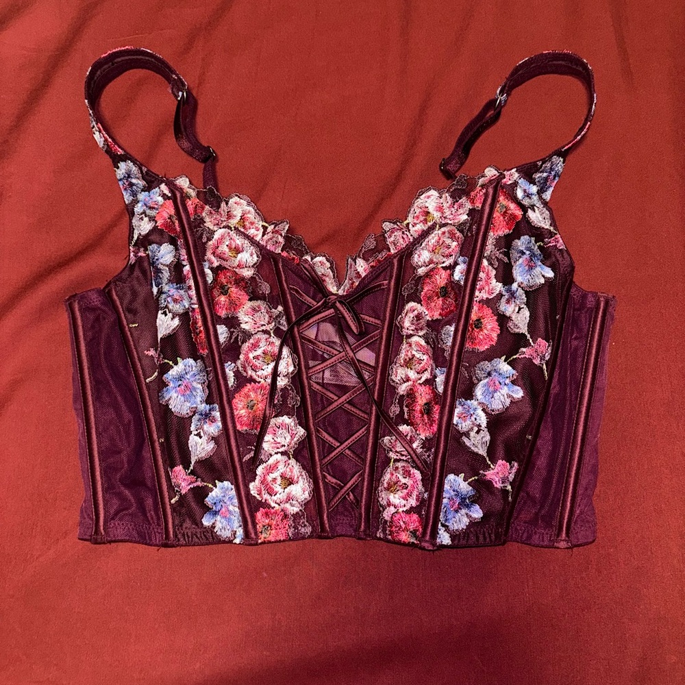 Victoria’s Secret Floral Lace Corset